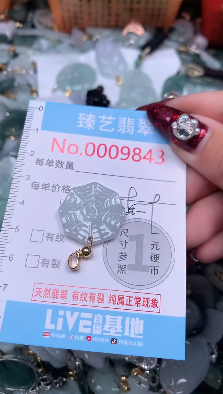 颈饰未镶嵌翡翠9843