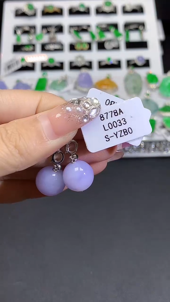 【闪购商品】翡翠吊坠(不含链)18K金镶嵌多样性发其一L0033