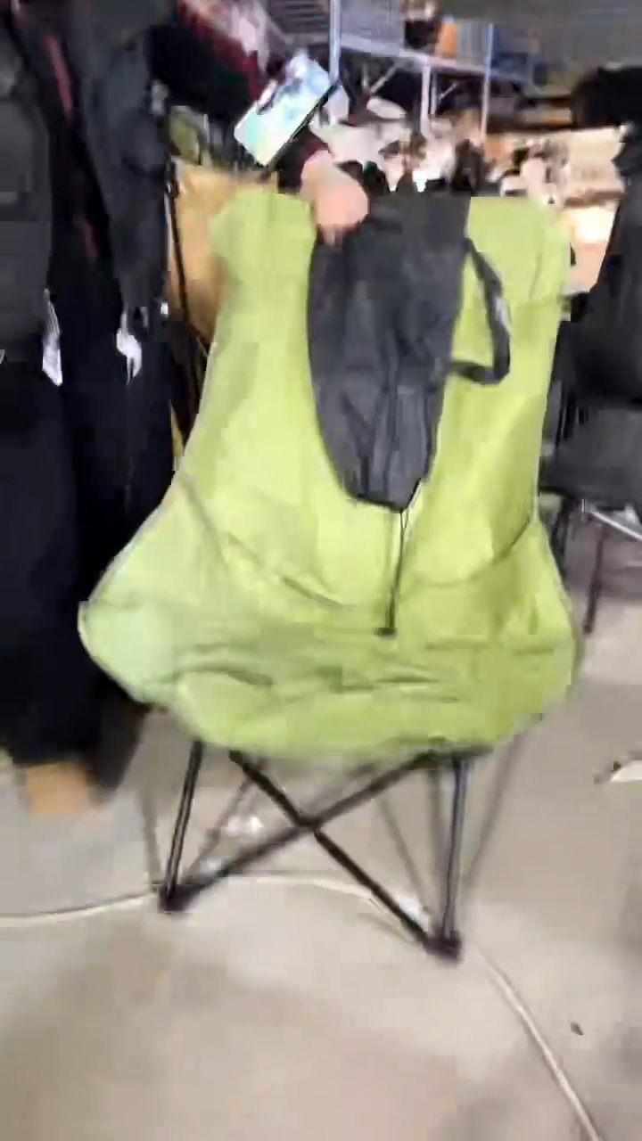 铁高背月亮椅   绿色