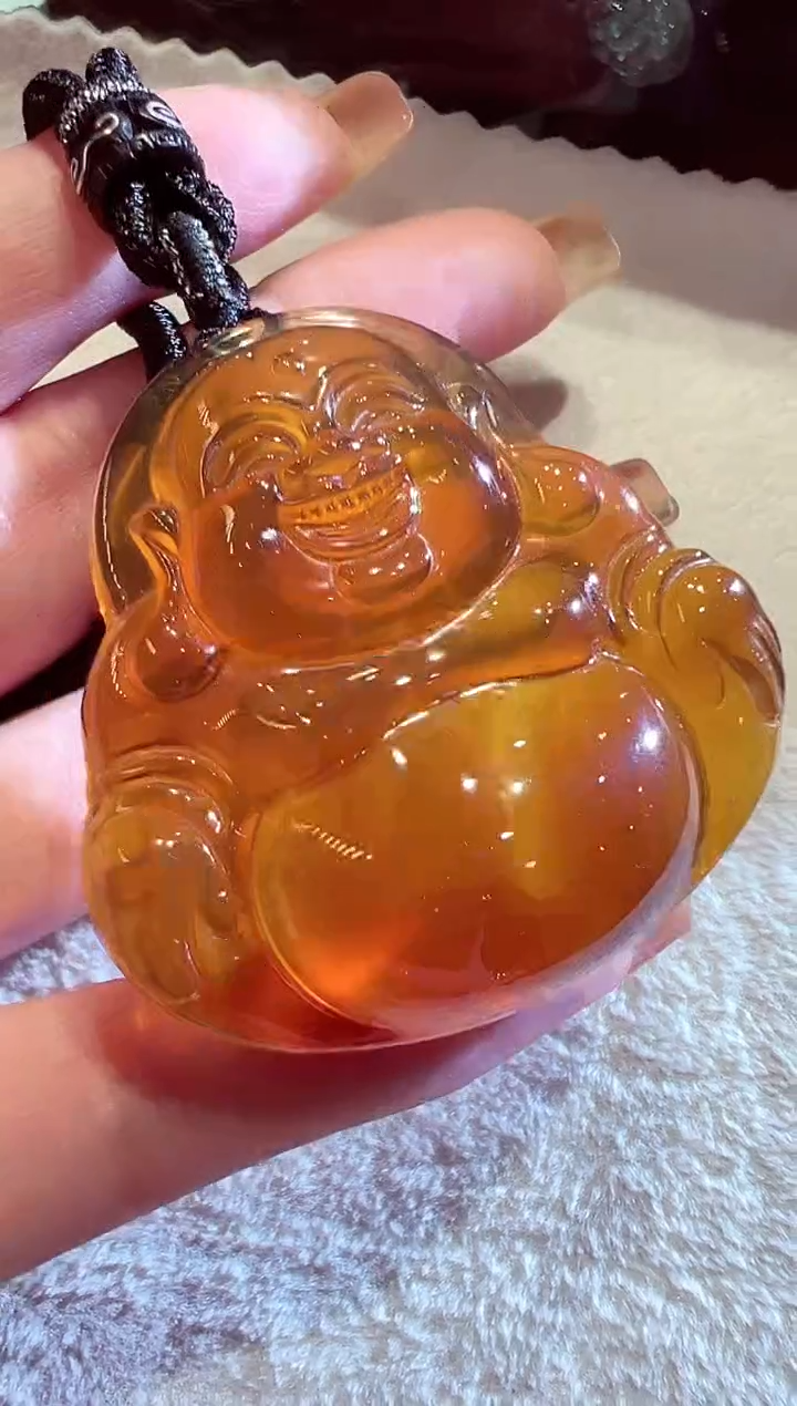 琥珀颈饰未镶嵌琥珀吊坠