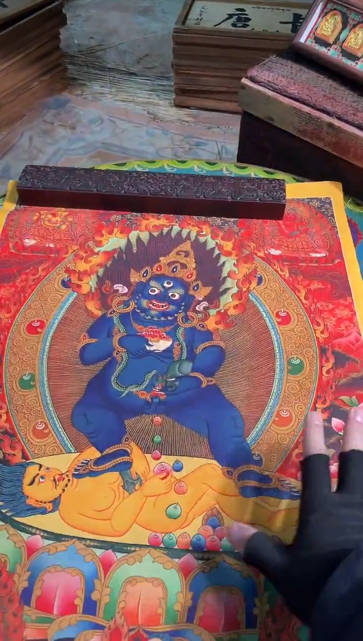 卷轴画天天的唐卡tk160