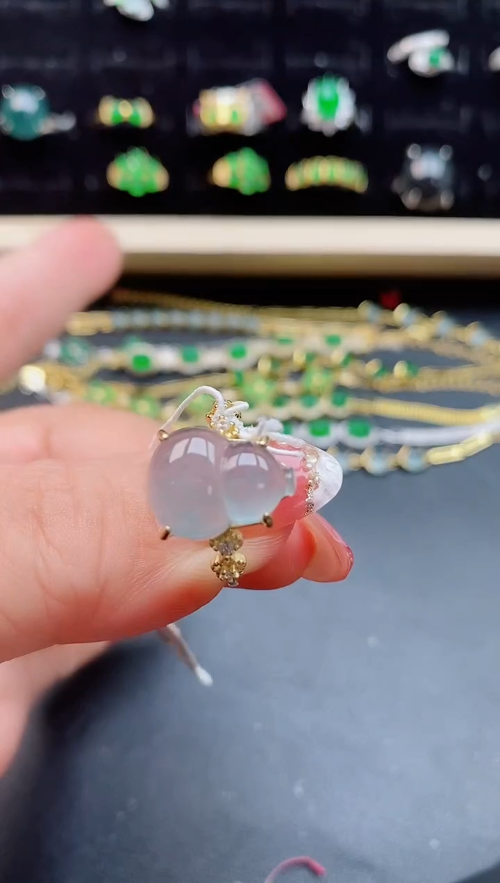 【闪购商品】翡翠戒指银S925镶嵌0850805