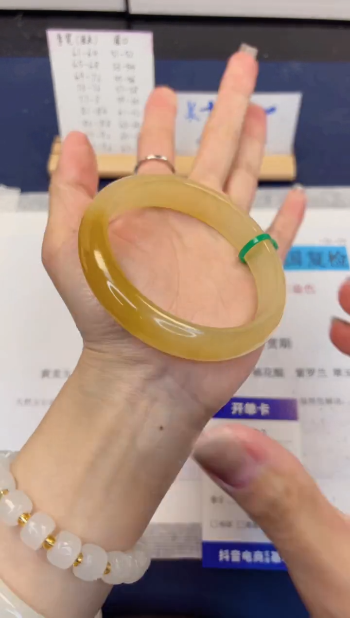 【闪购商品】石英质玉手镯未镶嵌107-财气镯-圈口63