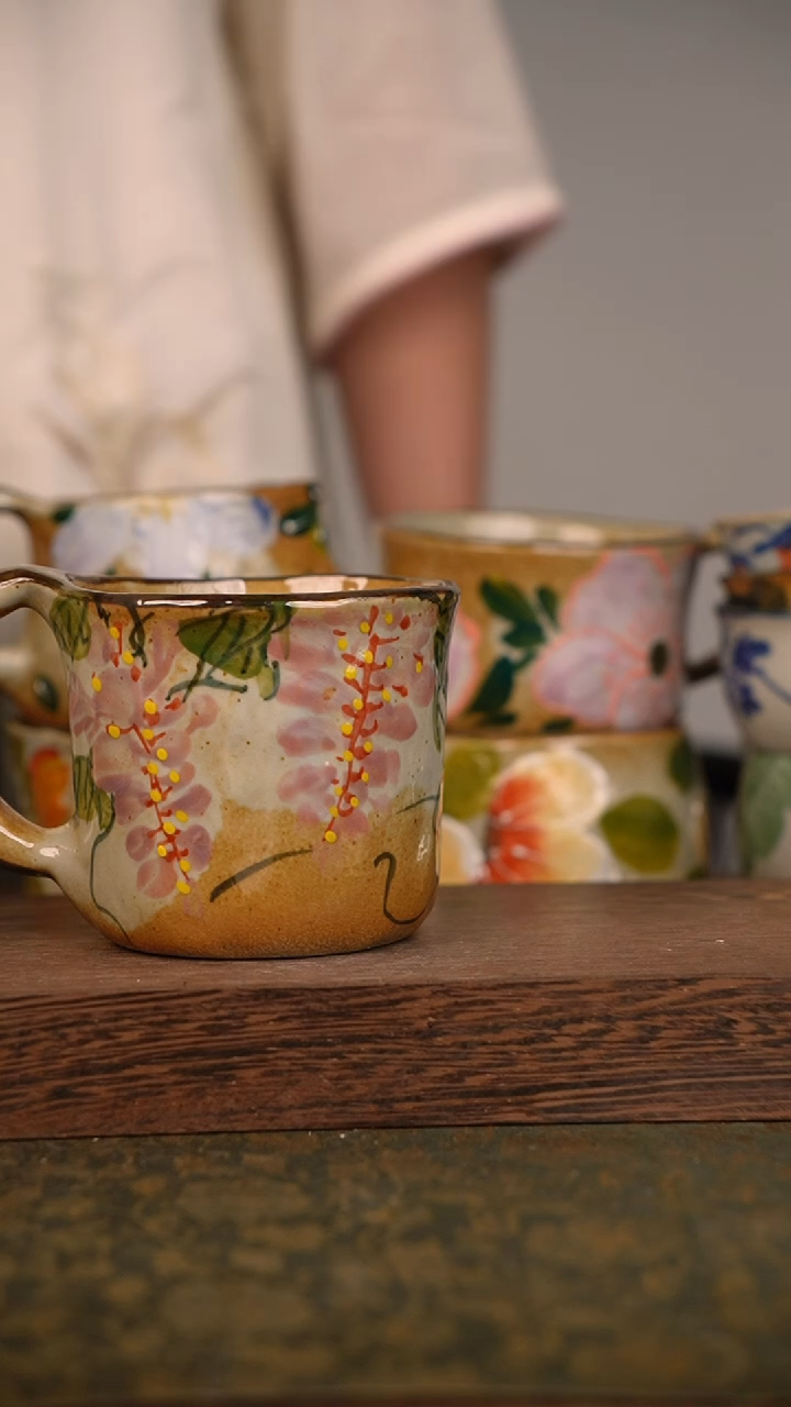 摆件泥垚手作 景德镇手工手绘器物