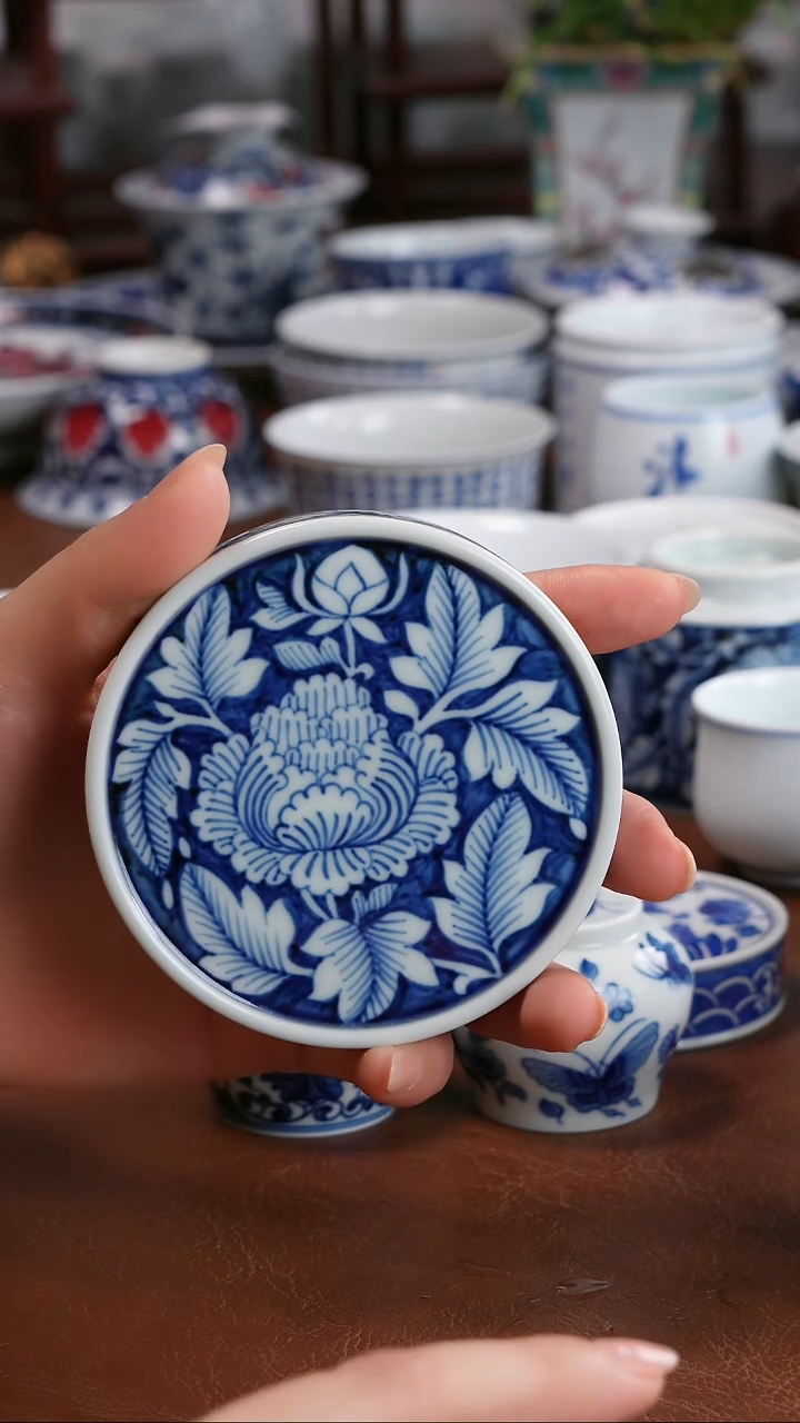 景德镇高端茶器景德镇墨奈纯手工手绘高端茶器