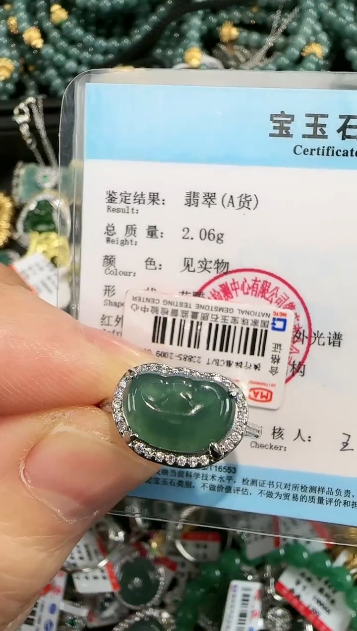 【闪购商品】翡翠吊坠(赠链)未镶嵌天然翡翠A货