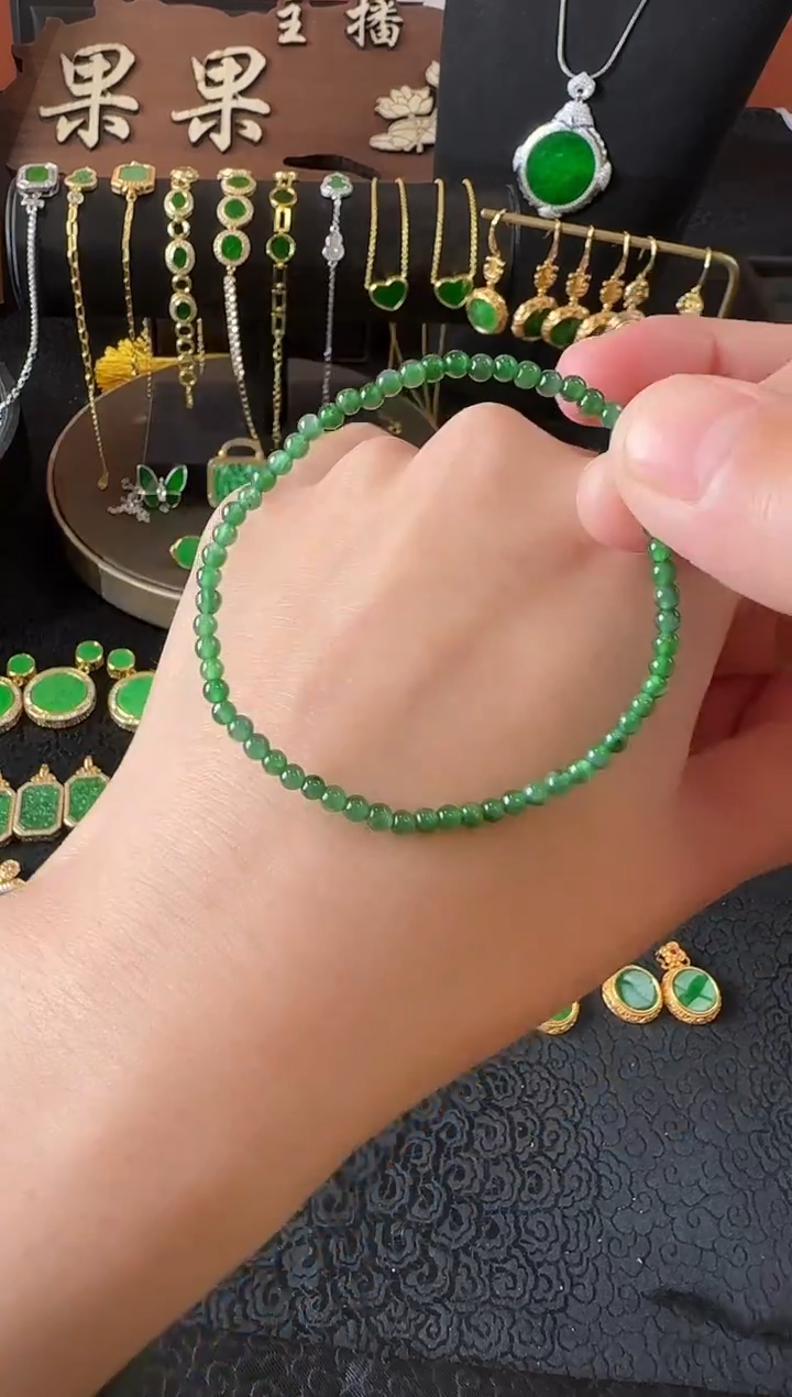 【闪购商品】翡翠手链未镶嵌珠串