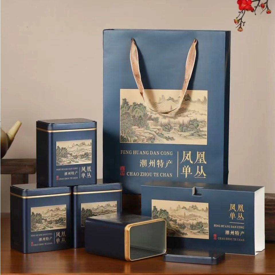 凤凰单丛茶鸭屎香清香型蜜兰香浓香乌龙茶叶潮汕工夫茶礼盒装送礼