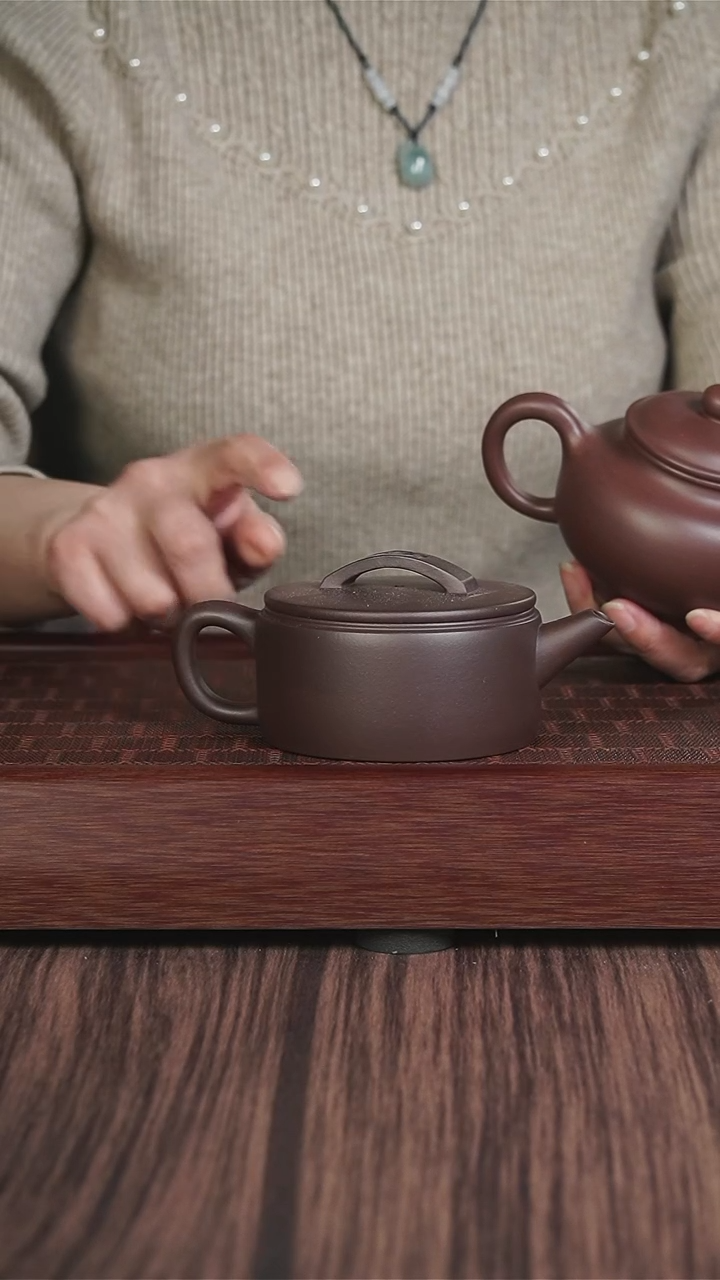 【闪购商品】紫砂茶壶老紫泥 汉瓦 高温