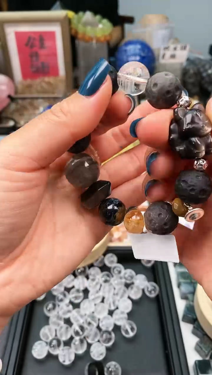 未镶嵌颈饰水晶微**岚9a拍十四发一/6.15/1个