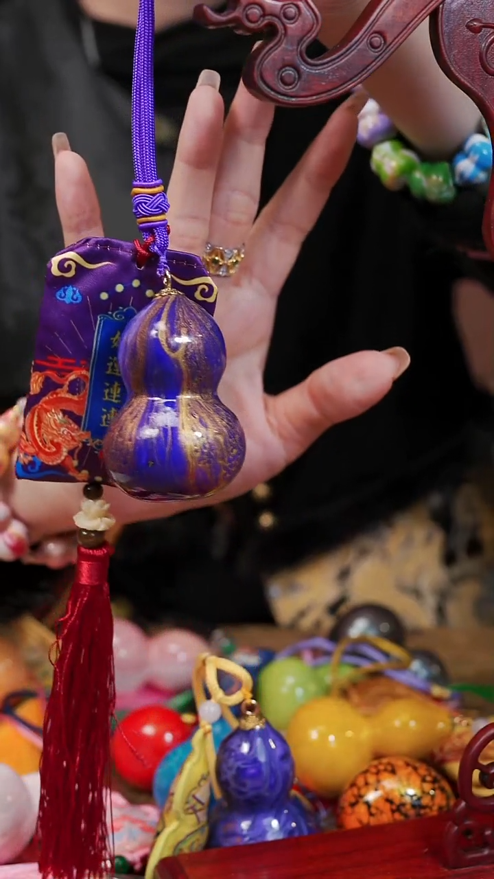 382漆艺工艺小葫芦29.9