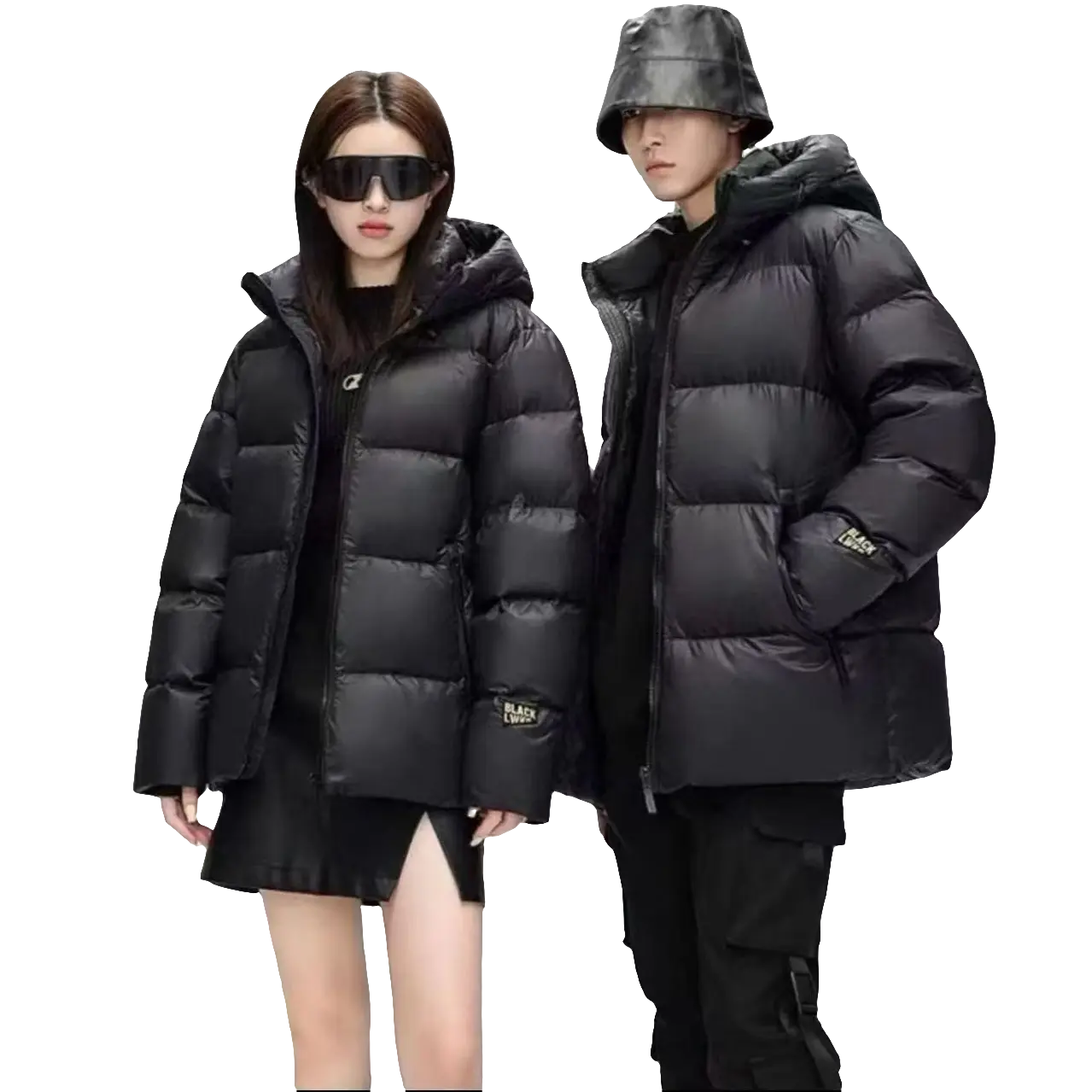 连帽短款宽松保暖男女同款经典百搭