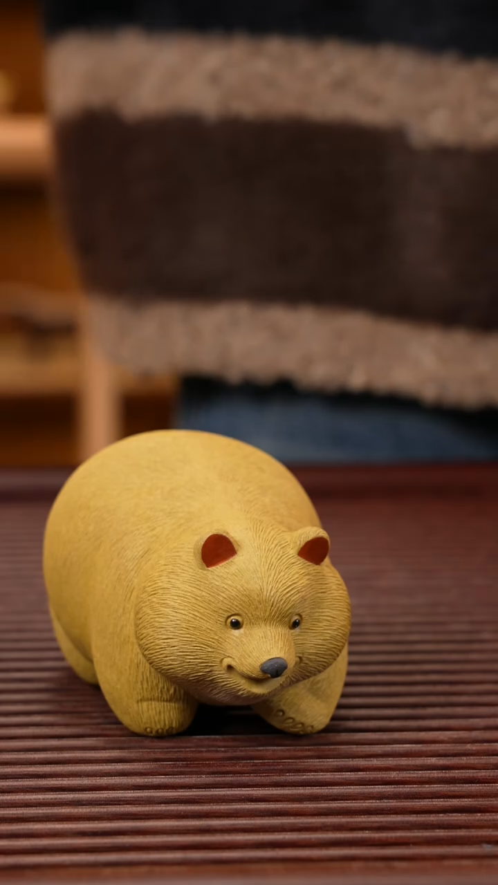 【闪购商品】紫砂茶宠精工小熊