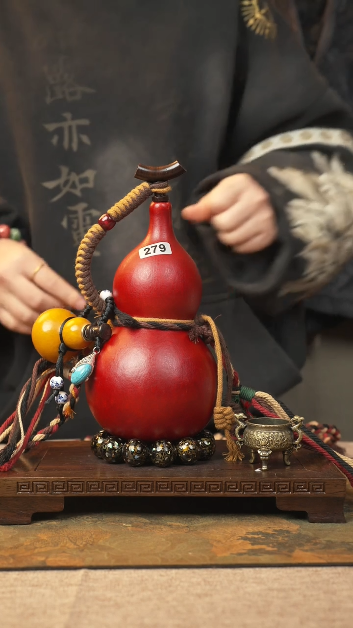 【闪购商品】279大漆葫芦一物一拍记葫堂出品