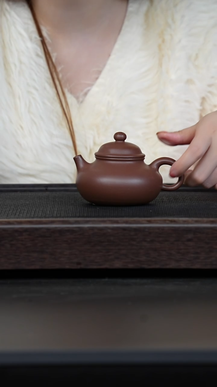 【闪购商品】紫砂茶壶底槽青容天