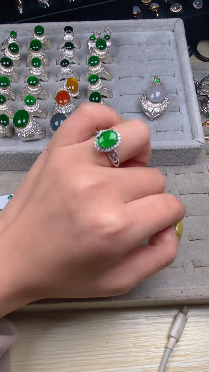 【闪购商品】翡翠戒指未镶嵌多样性拍一发一