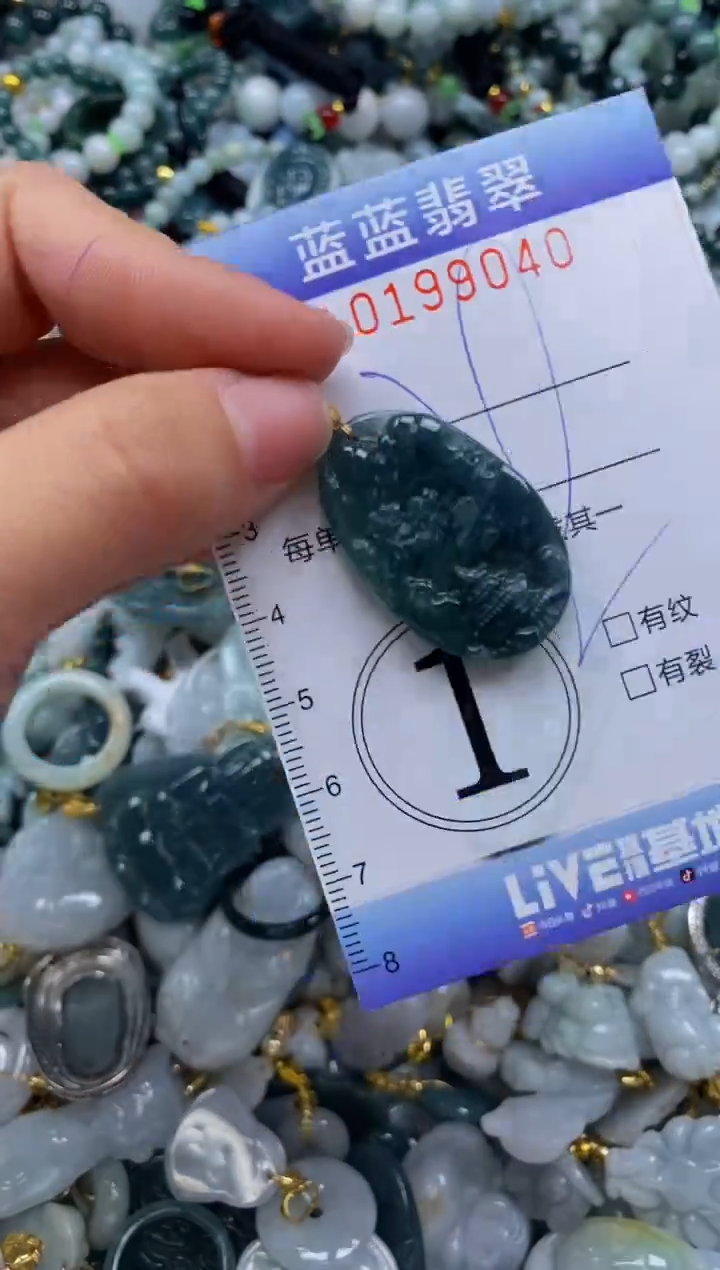 翡翠未镶嵌颈饰闪购0199040