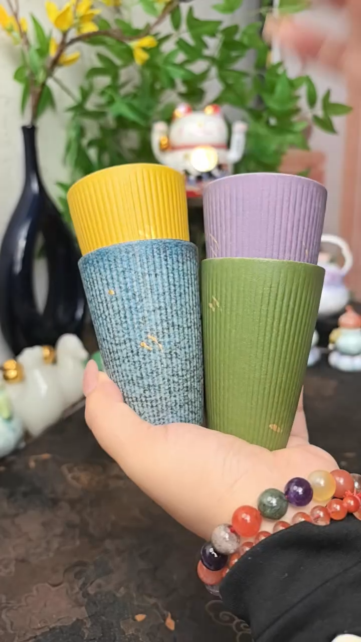 竖纹可乐杯四选一，颜色备注