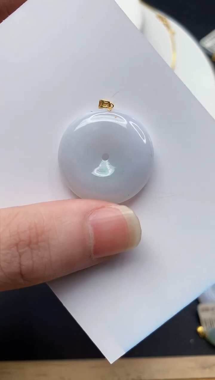 【闪购商品】翡翠颈饰18K金镶嵌12...........