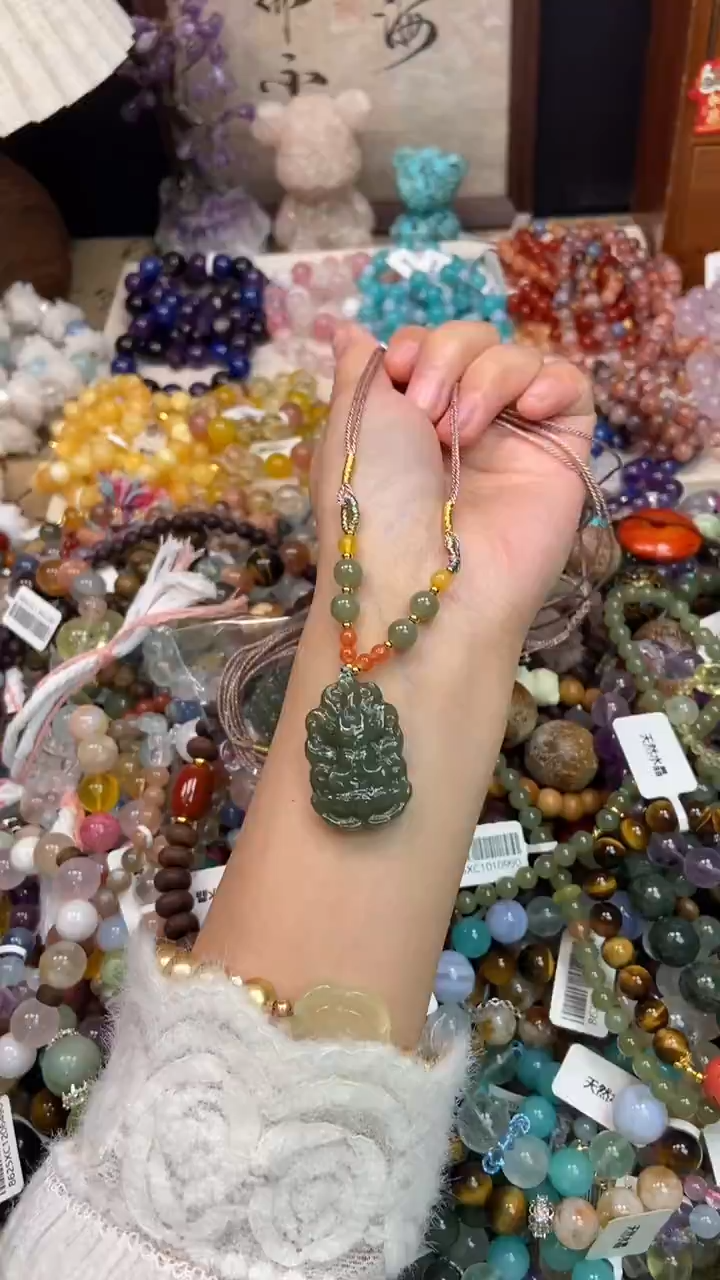 未镶嵌和田玉项链170