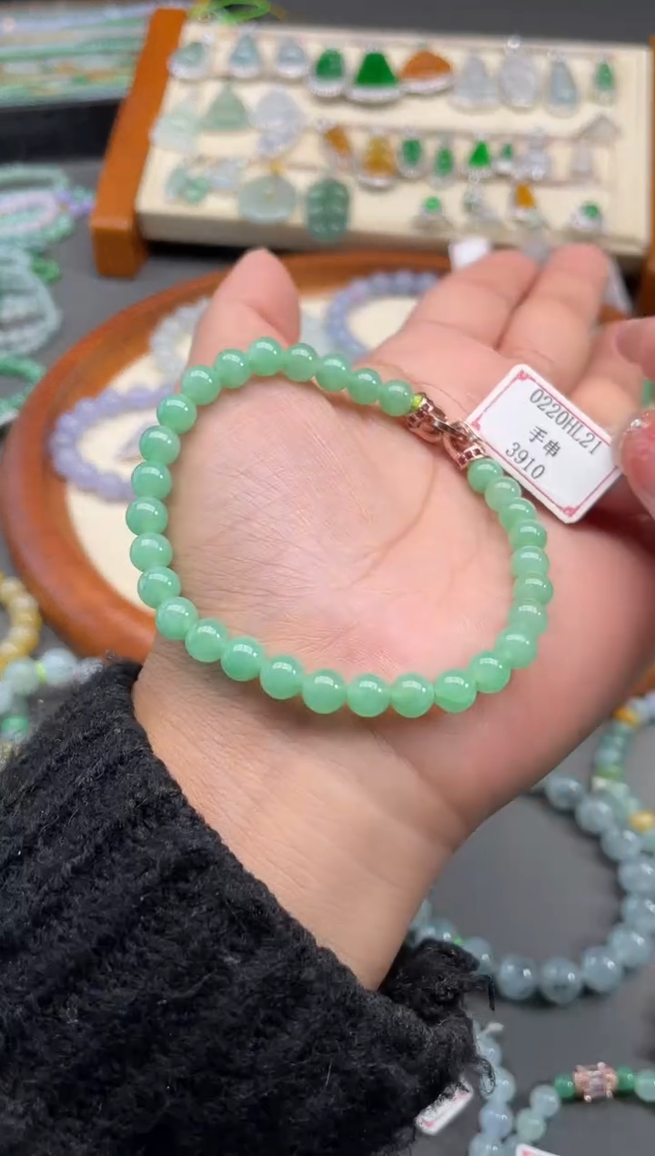 【闪购商品】翡翠手串未镶嵌0220HL21