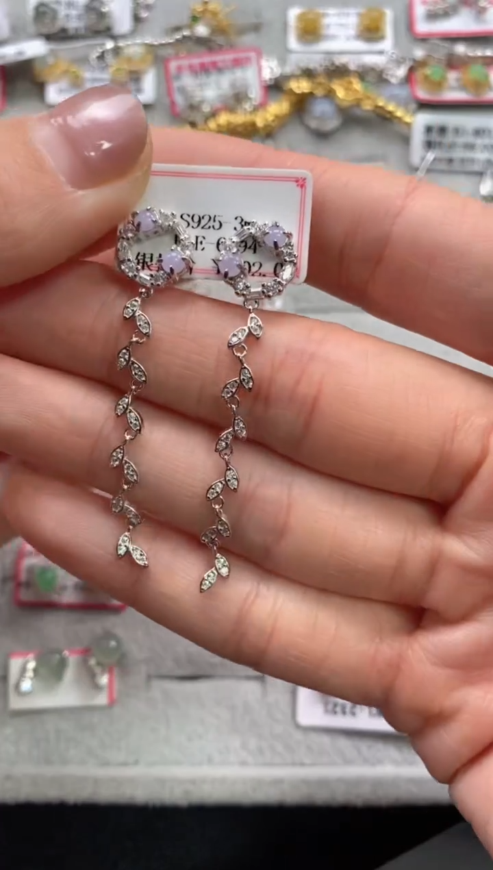 【闪购商品】翡翠戒指银S925镶嵌11111--3