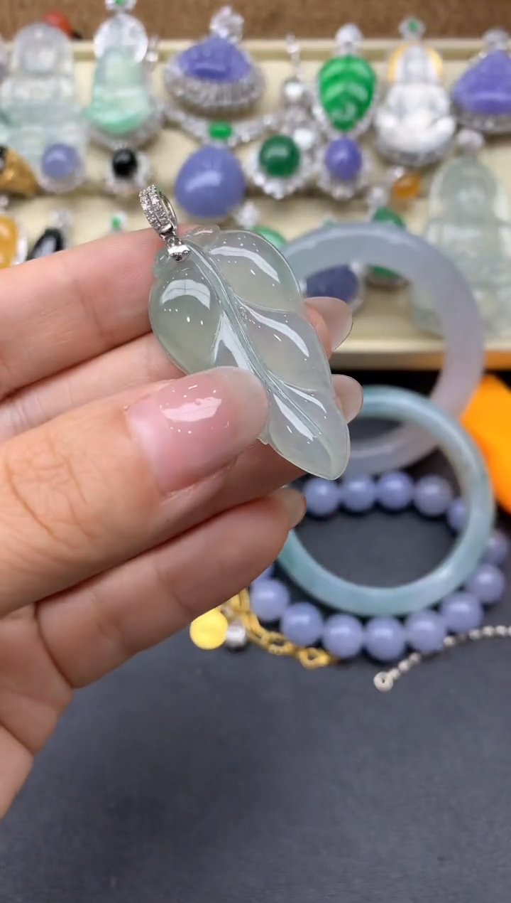 【闪购商品】翡翠颈饰18K金镶嵌269-中国好珍宝