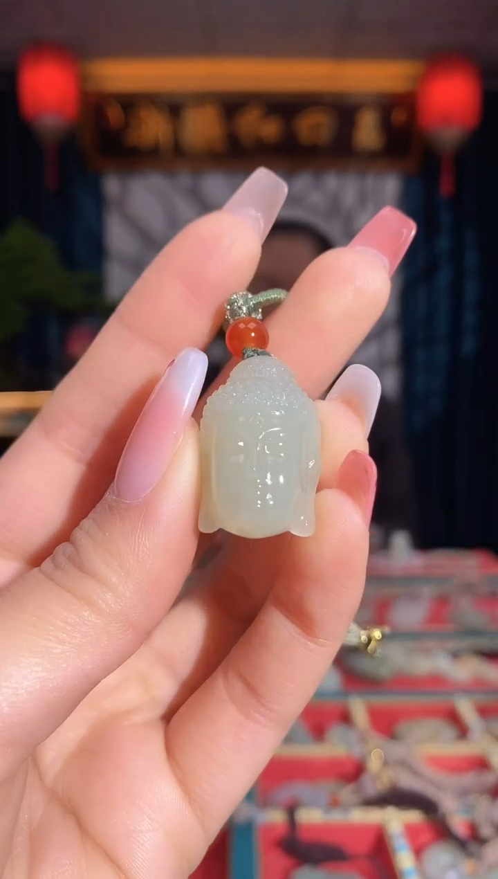 【闪购商品】和田玉颈饰未镶嵌佛头