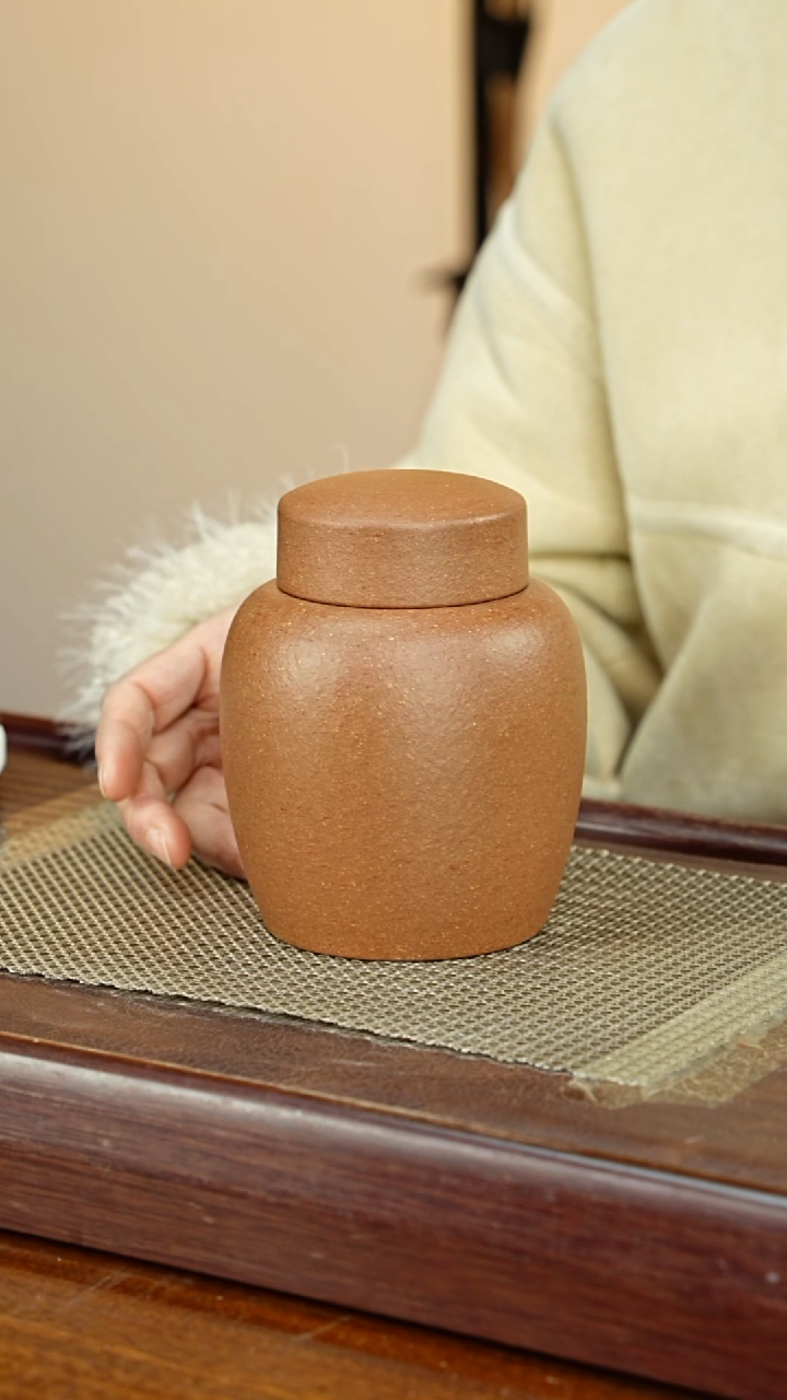 宜兴原矿紫砂茶叶罐