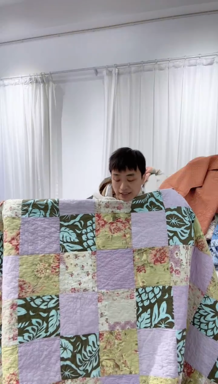 棉220*240纯棉床盖97号微瑕