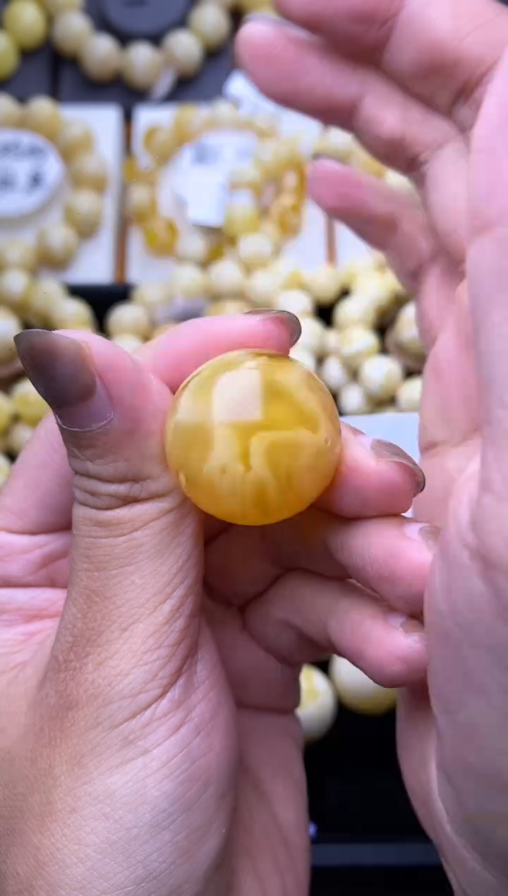 裸石琥珀未镶嵌大小姐珠宝12