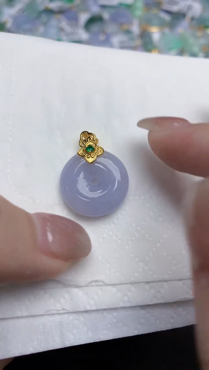 【闪购商品】翡翠颈饰未镶嵌天然缅甸翡翠A货