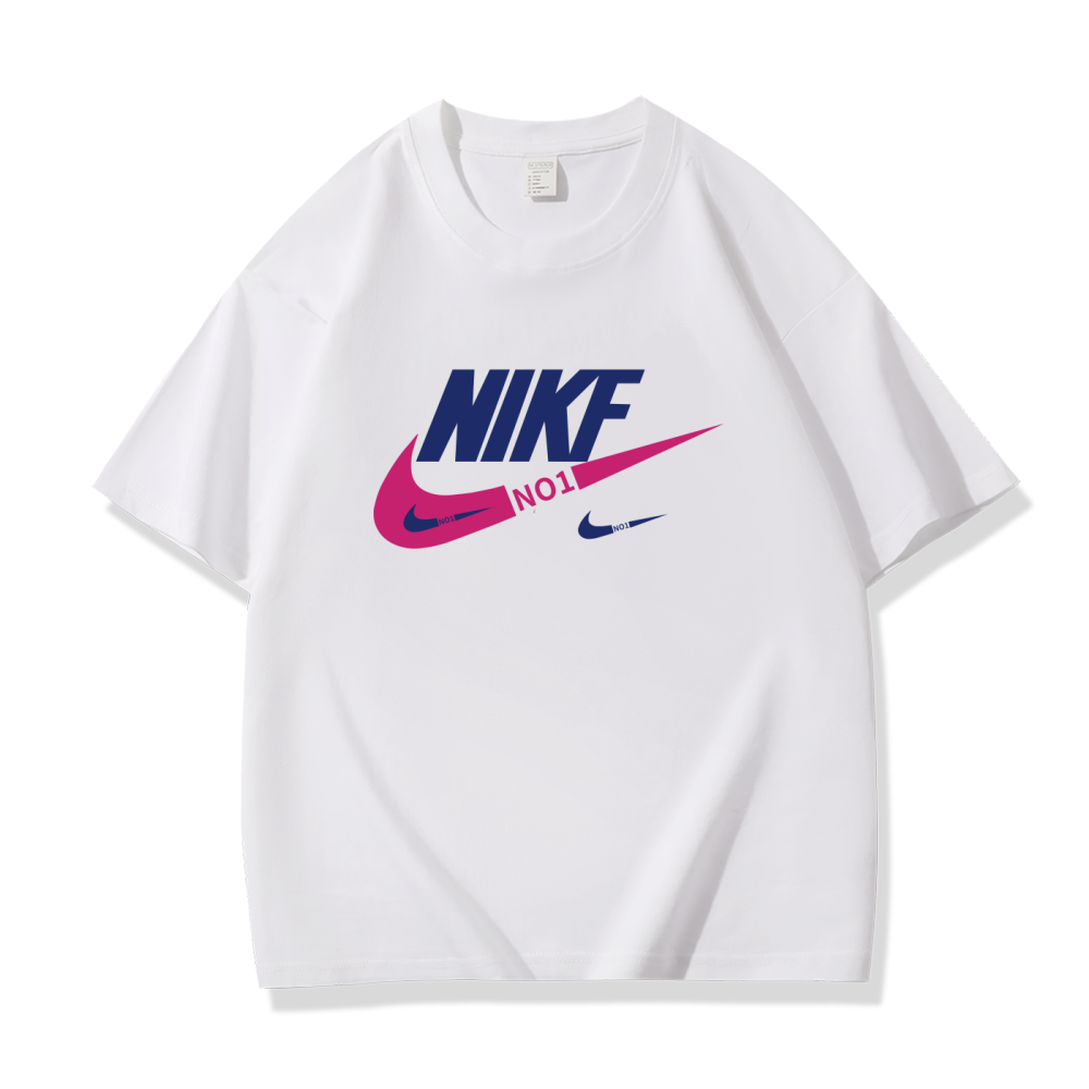 【一折粉丝福利】夏季男女同款百搭时尚潮牌短袖T恤