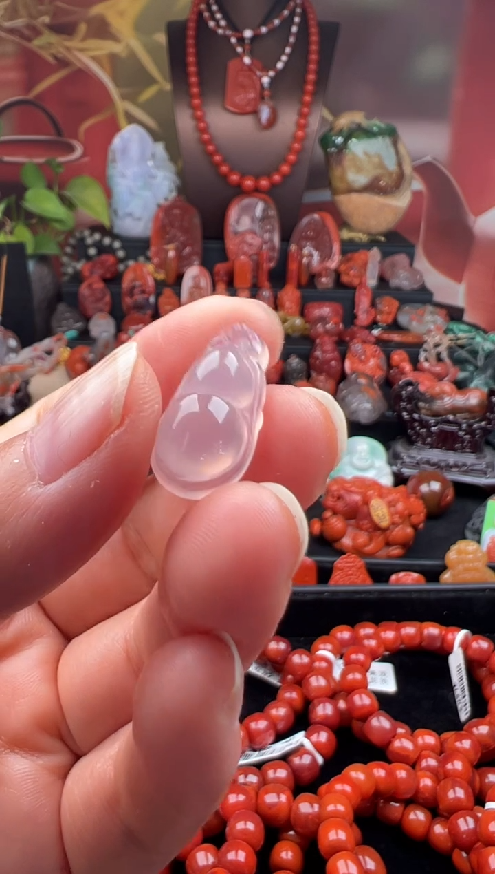 未镶嵌福豆玛瑙/玉髓福豆