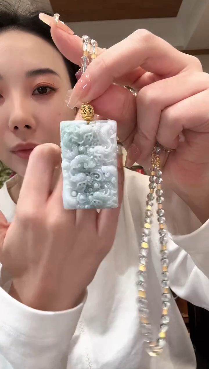 【闪购商品】翡翠颈饰未镶嵌国风