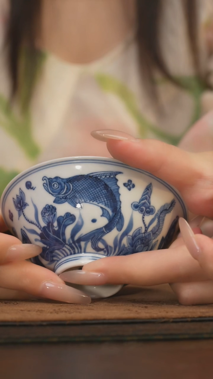 瓷片柴窑青花破价福利