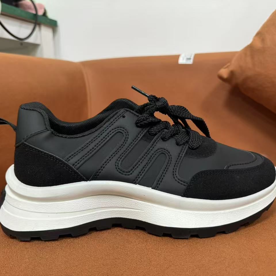 L121-L140女鞋休闲鞋板鞋时尚百搭真皮厚底平底秋季韩版