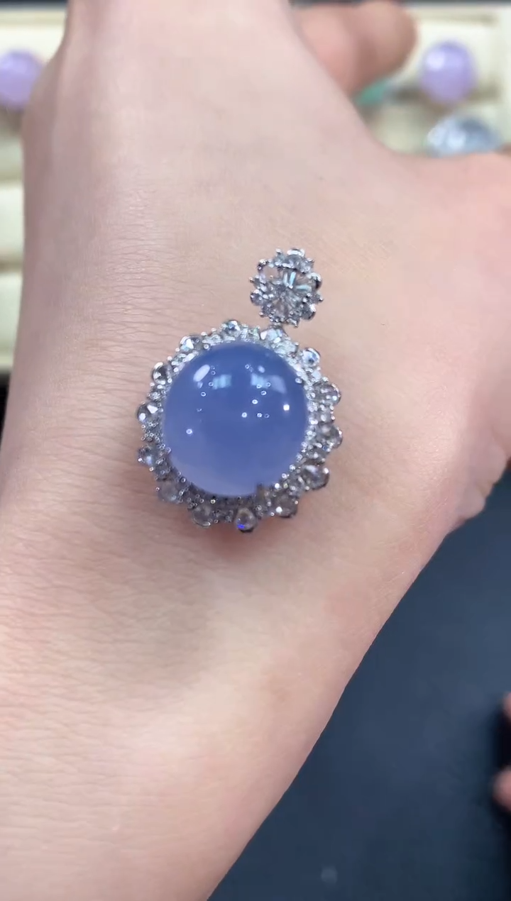 【闪购商品】翡翠戒指18K金镶嵌B194     有色差