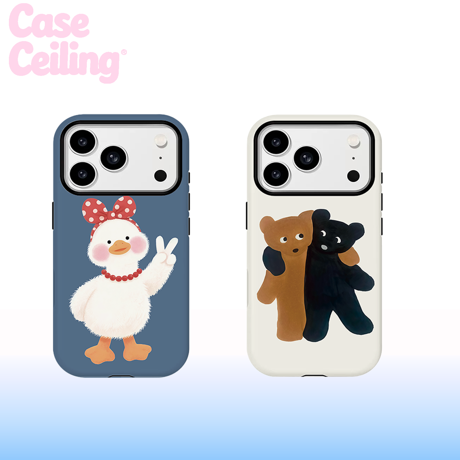 Caseceiling打招呼小鸭韩国进口菲林二合一适用苹果1716pro手机壳