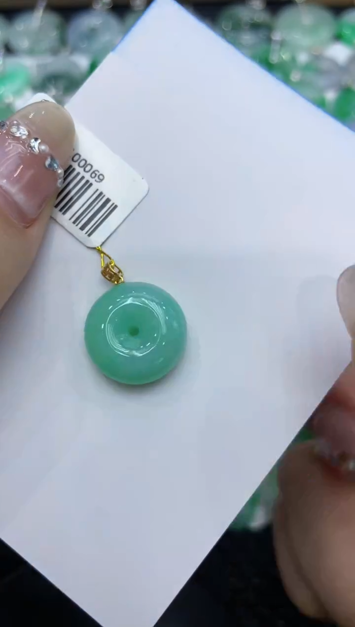 【闪购商品】翡翠颈饰18K金镶嵌 222222222