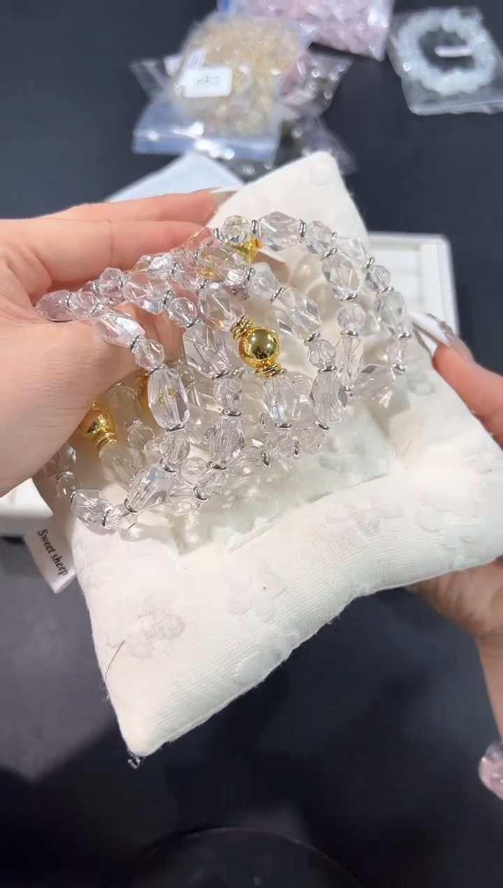 未镶嵌手串水晶84e多样性发其一【1条】默认微瑕