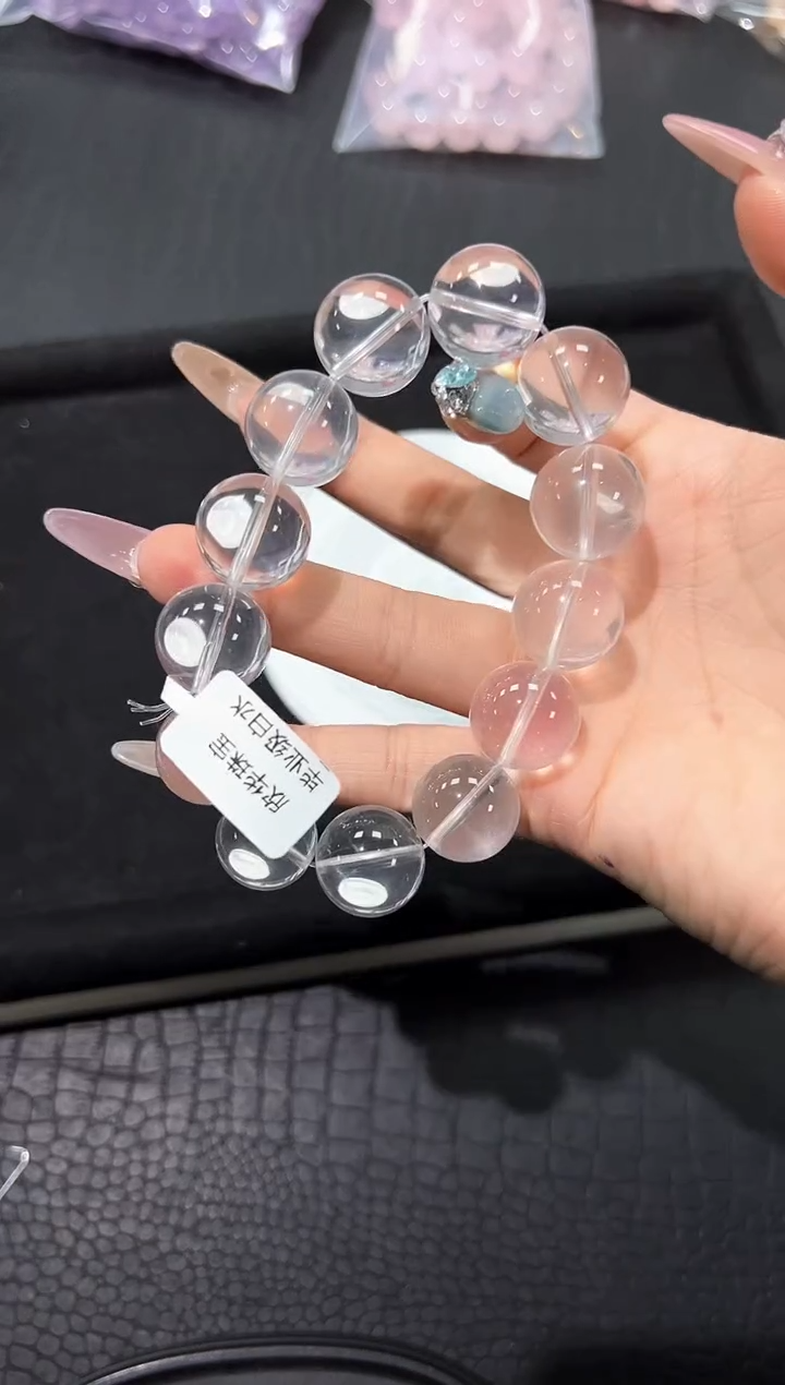 水晶手串未镶嵌63m多样性发其一【1条】默认微瑕