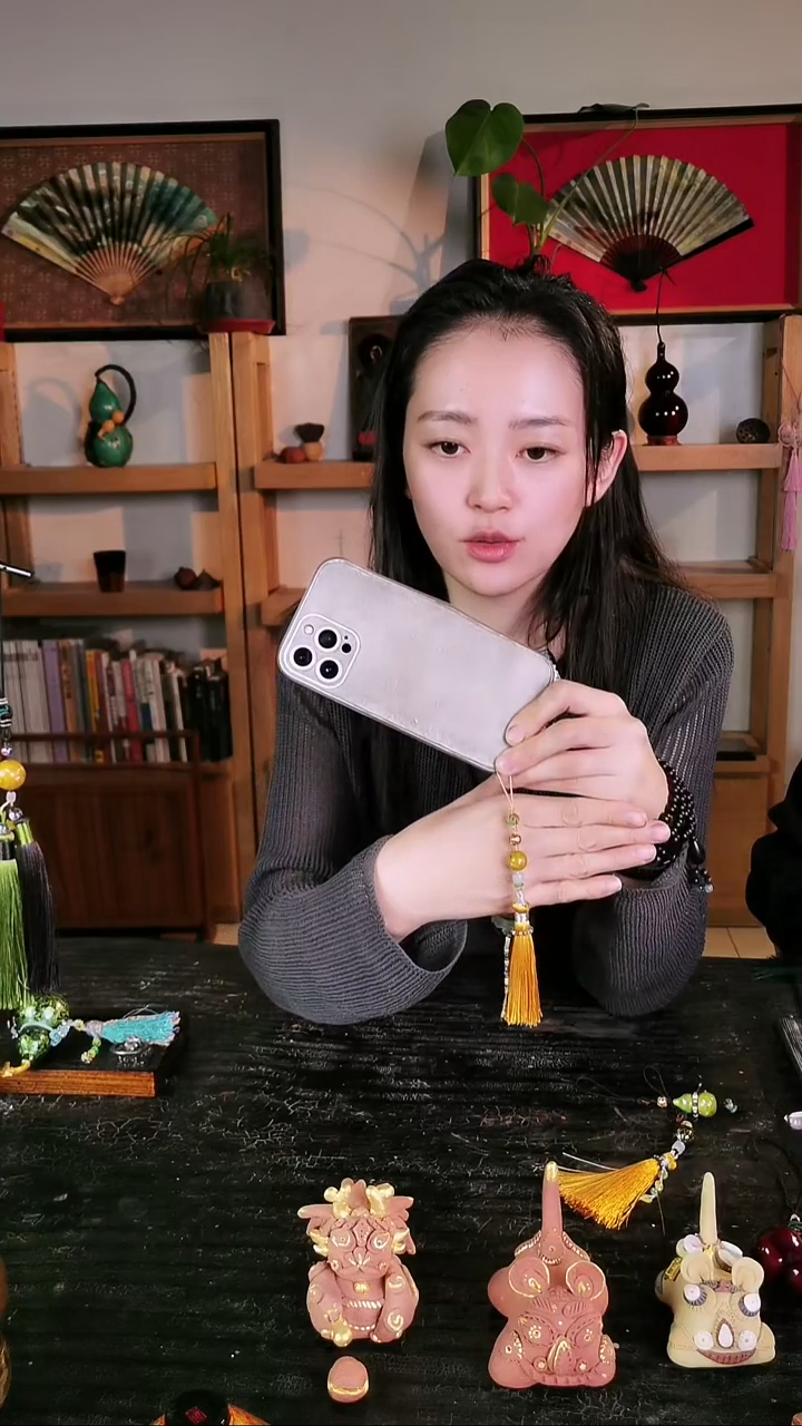 漆器手机挂件手作