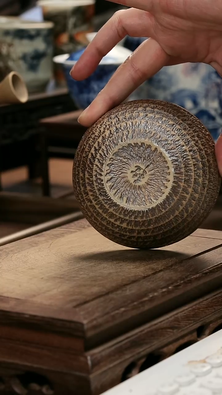 隆*金微瑕，九希堂陶瓷茶具作品