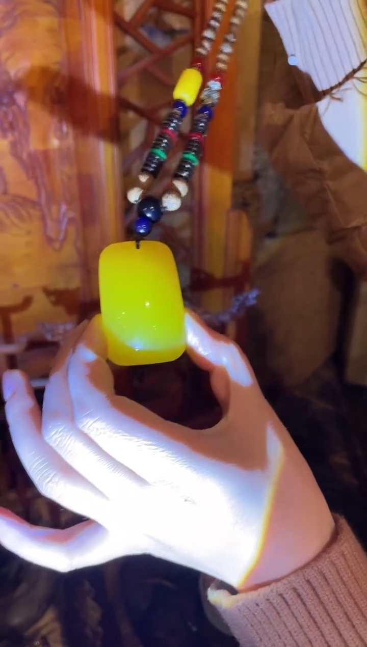 【闪购商品】蜜蜡颈饰未镶嵌蜜小