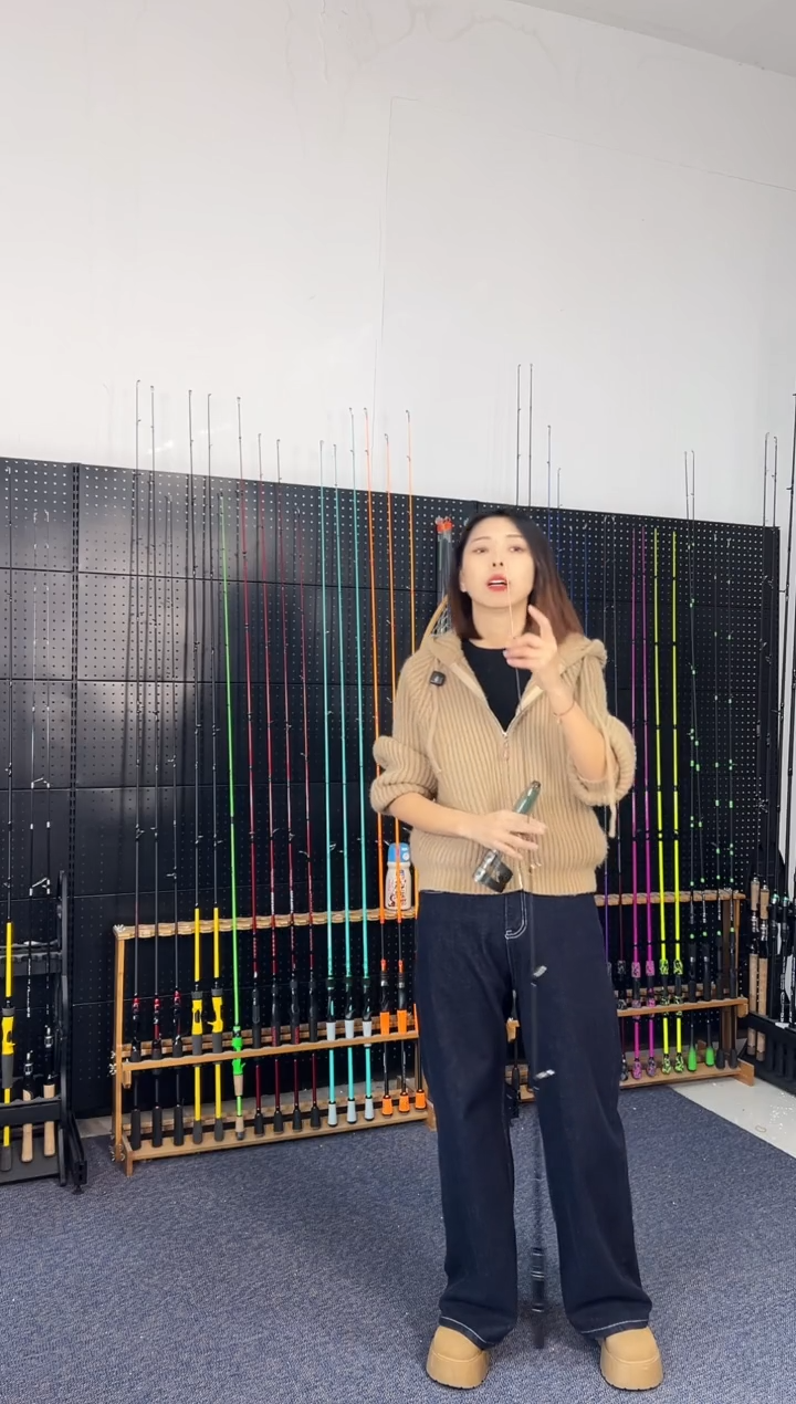 1.8m碳素伸缩马口1.8米直柄（瑕疵尾货竿，没有售后，介意勿拍）