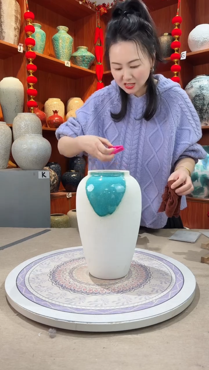 【闪购商品】瓶陶瓷花瓶 无花 微瑕a763  