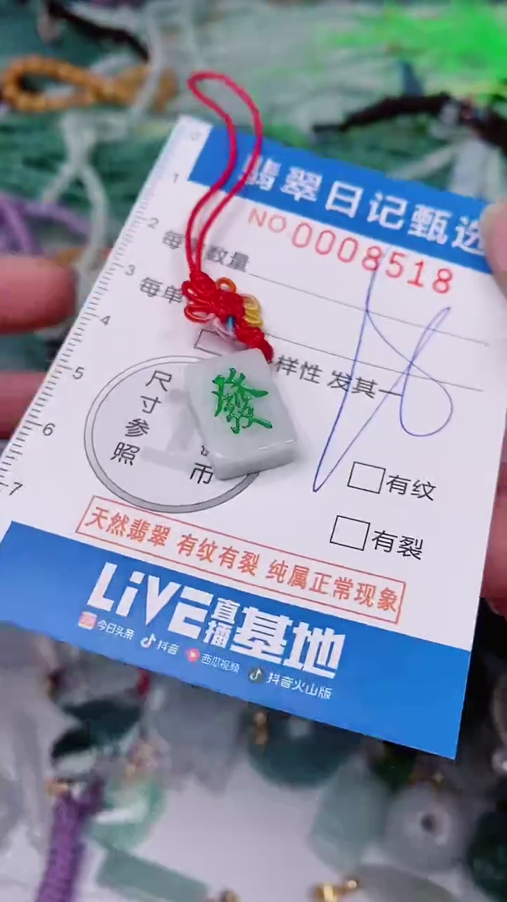 【闪购商品】翡翠颈饰未镶嵌00008518