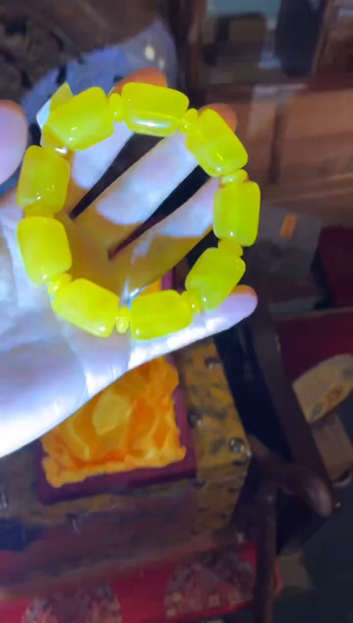 【闪购商品】蜜蜡颈饰未镶嵌黄蜜大桶