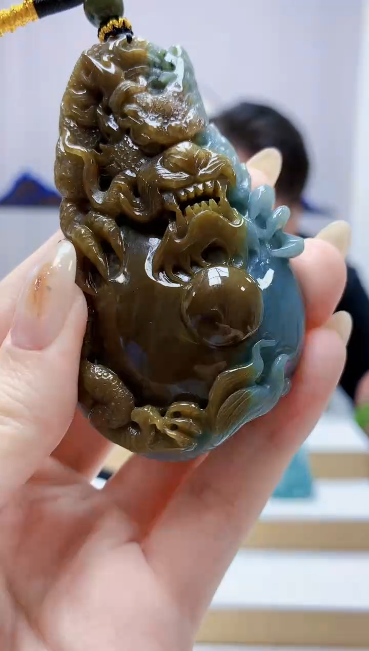 未镶嵌定制翡翠5060jw-毛货挂件141
